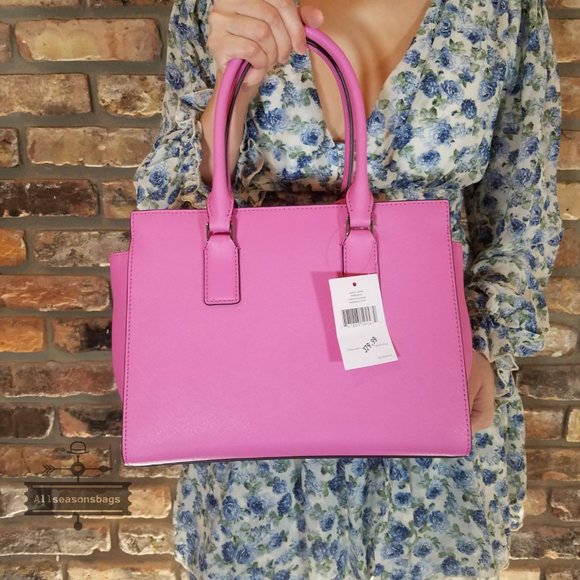 Bright Peony Kate Spade Cameron Medium Satchel NWT - Picture 3 of 7